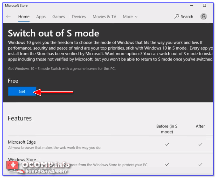 S-режим в Windows 10: как отключить его (или почему я не могу устанавливать программы на новом компьютере с S Mode)
