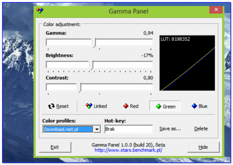 4 программы для настройки яркости экрана в Windows 7÷10 (регулируем гамму, контрастность, цветовую температуру)