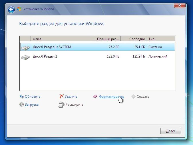Установка Windows 7 и Windows 8