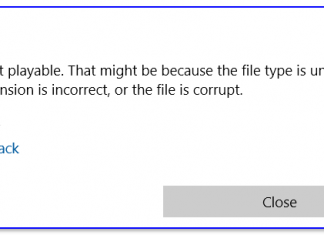 Can’t Play — не удается воспроизвести видео, ошибка 0xc00d36c4 (появляется в Windows 10 при попытке открыть фильм, ролик)