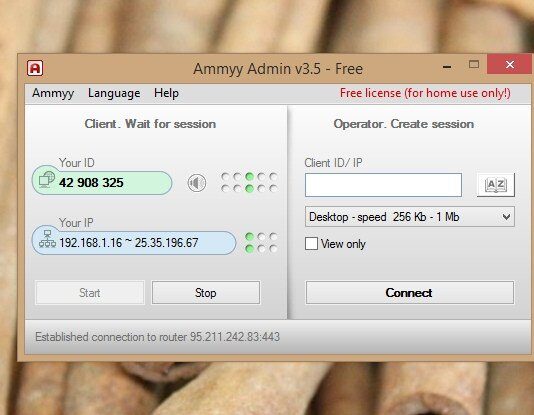 Программа Ammyy Admin 3.6: возможности и функции