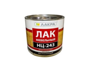 Лак НЦ-243: сфера приминения