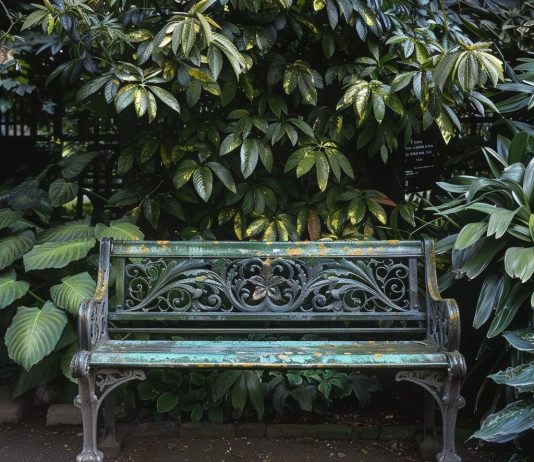 Как выбрать металлическую лавочку для сада