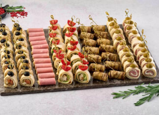 Мини-рулетики и другие закуски для незабываемого фуршета