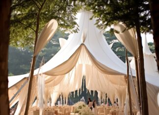 Креативные идеи использования шатров на праздниках
