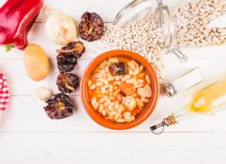 Суп из фасоли и свинины