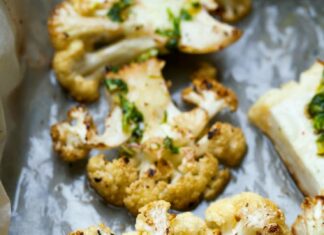 Цветная капуста с сыром в духовке