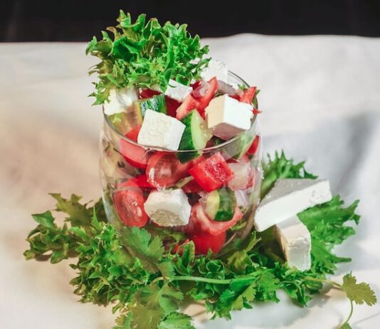 Овощной салат на праздничный стол