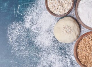 Дрожжевое тесто для пирожков на кефире с сухими дрожжами