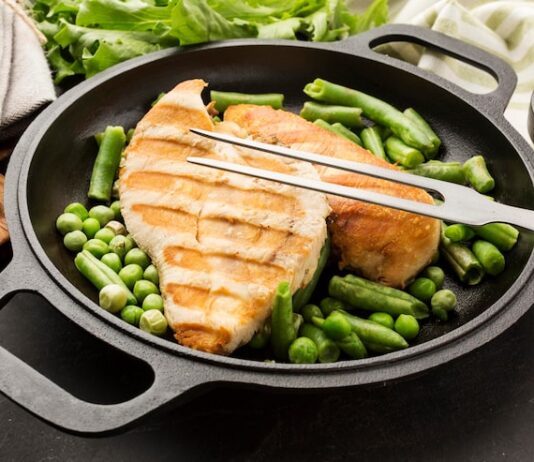 Приготовление куриного филе в сливочном соусе на сковороде