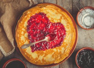 Рецепт пирога кудрявого с вареньем в духовке