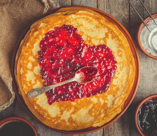 Рецепт пирога кудрявого с вареньем в духовке