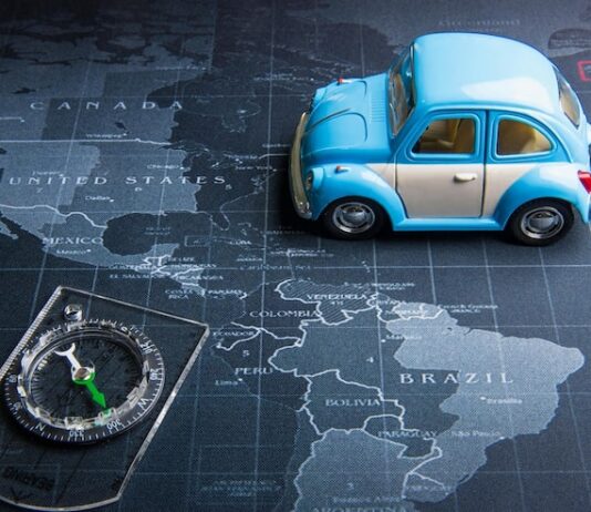 Карта мира в стиле стоп-листа для путешествий