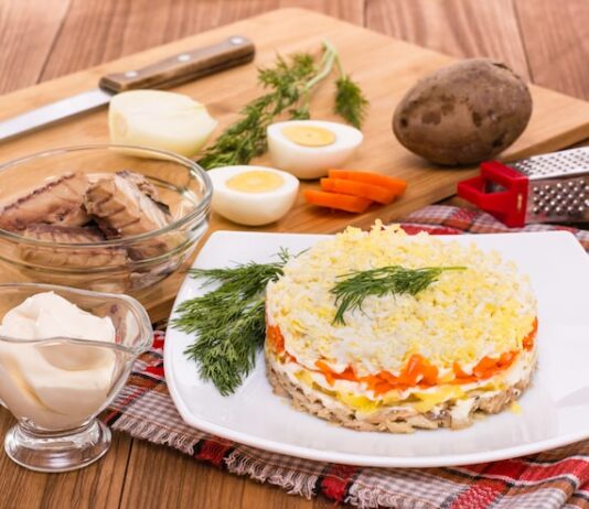 Классический Мимоза Салат с Консервой: Пошаговый Рецепт