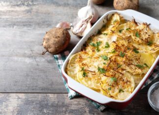 Куриное филе с грибами в сметанном соусе на сковороде