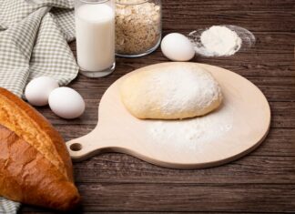 Дрожжевое тесто для пирожков на воде с сухими дрожжами