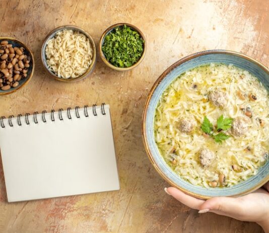 Рисовый суп с курицей и картошкой