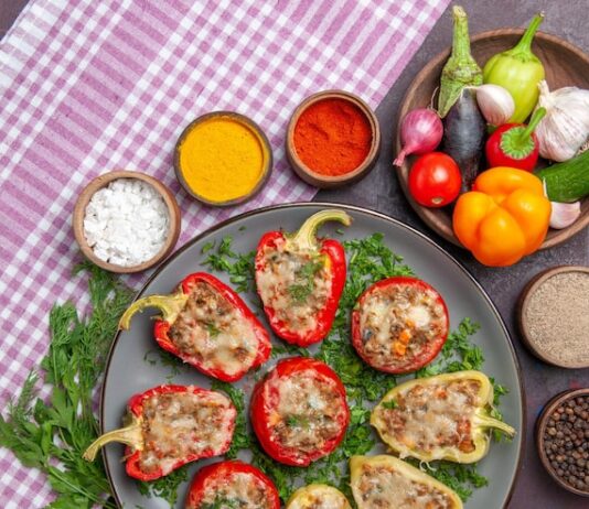 Время приготовления перца фаршированного мясом и рисом