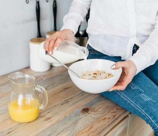 Овсяная каша на молоке на 3 порции