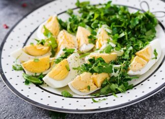 Яично-фасолевый салат