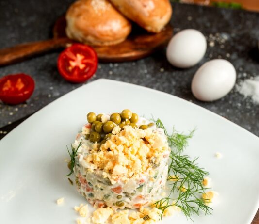 Оливье с копченой курицей: рецепт