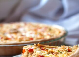 Рыбный заливной пирог на кефире