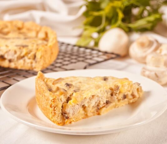 Рецепт пирога с курицей и грибами