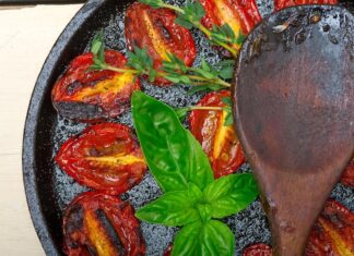 Фаршированный перец в духовке