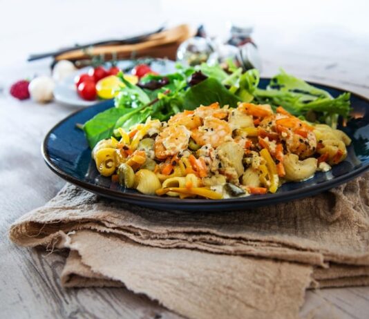 Салат с курицей и картошкой пай