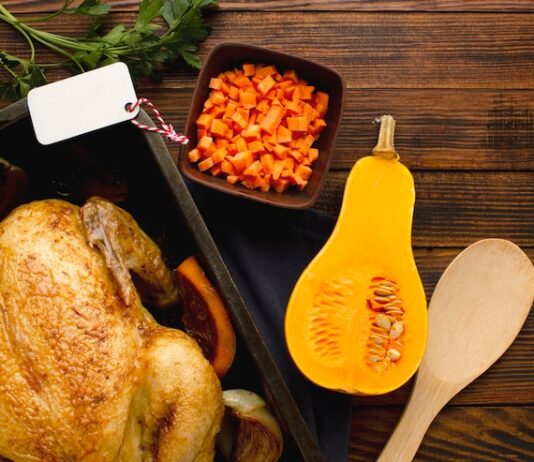 Жаркое с мясом в тыкве в духовке