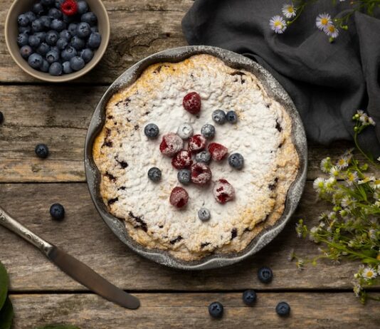 Заливной пирог с капустой на сметане