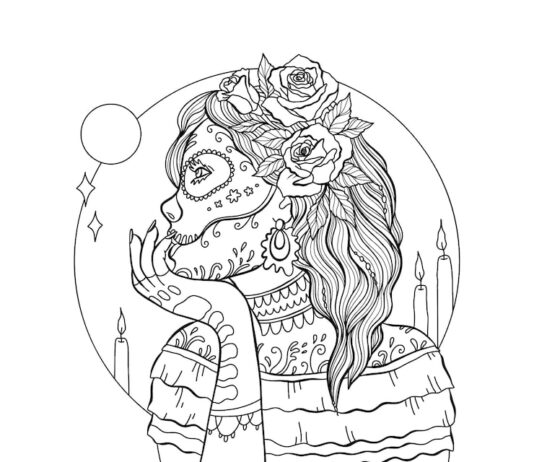 Легкие эскизы тату на бедре для девушек