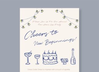 Приглашение на день рождения в ресторане