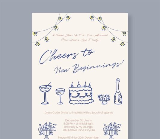 Приглашение на день рождения в ресторане