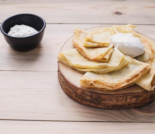 Тонкие блины на молоке и кефире