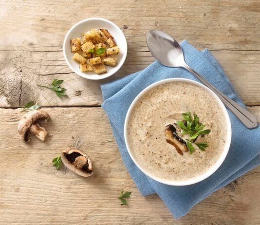 Классический Грибной Суп-Пюре со Сливками