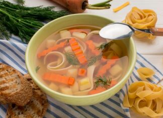 Домашняя лапша для супа: пошаговый рецепт