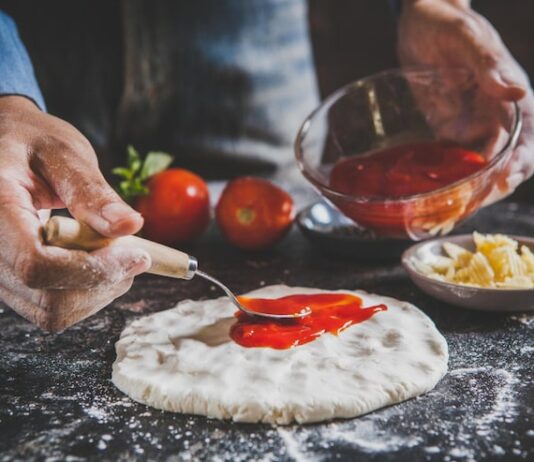 Быстрая пицца дома