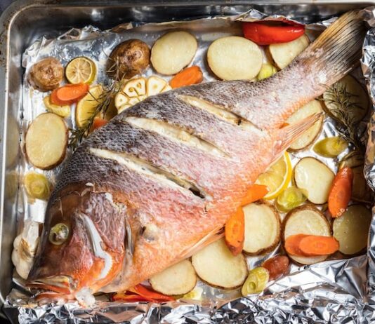 Время приготовления рыбы в духовке в фольге