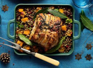 Свинина с овощами в духовке: рецепт