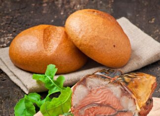 Мясо с горчицей в духовке в фольге