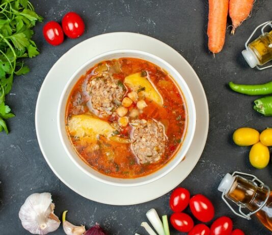 Гречневый суп с говядиной