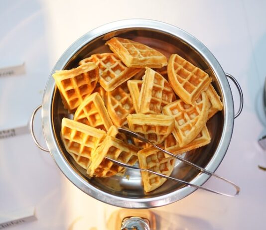 Приготовление венских вафель в вафельнице