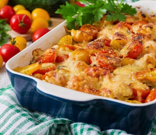 Заголовок: Картофельная запеканка с фаршем: простой рецепт