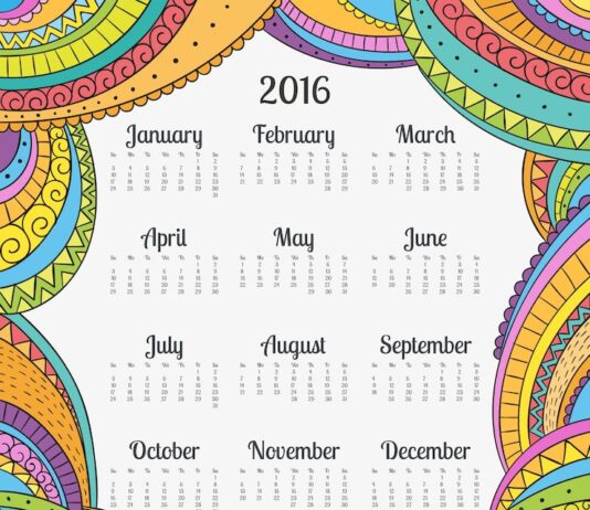 Календарь покраски на июль 2024