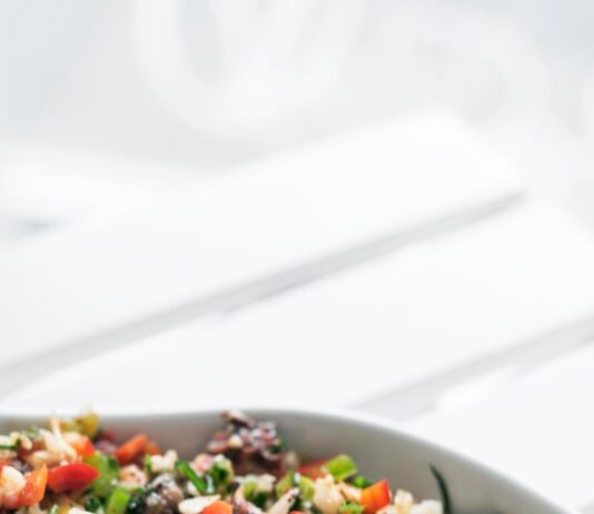 Грузинский салат с фасолью: рецепт