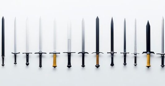 Разница между 8 и 5 мечами