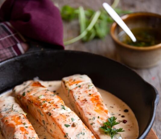 Готовим горбушу в духовке