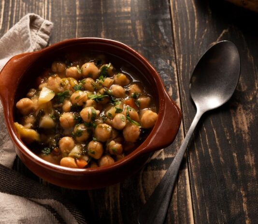 Нут со специями в духовке