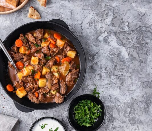 Тушеная баранина с овощами: рецепт